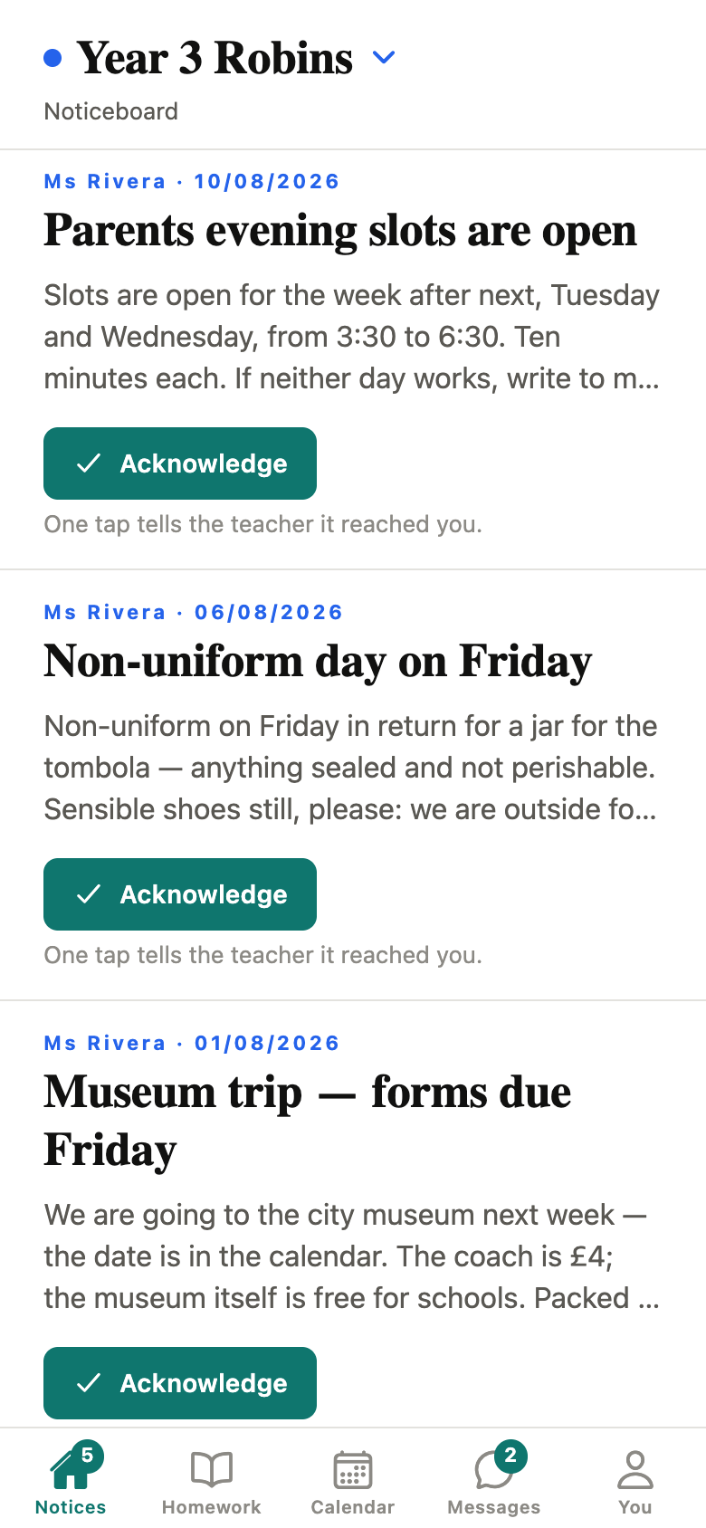Classroom template
