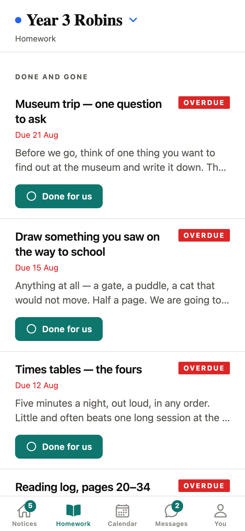 Homework