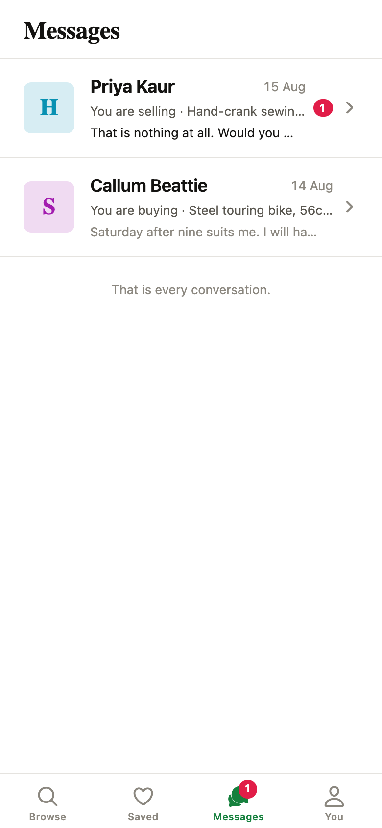 Messages