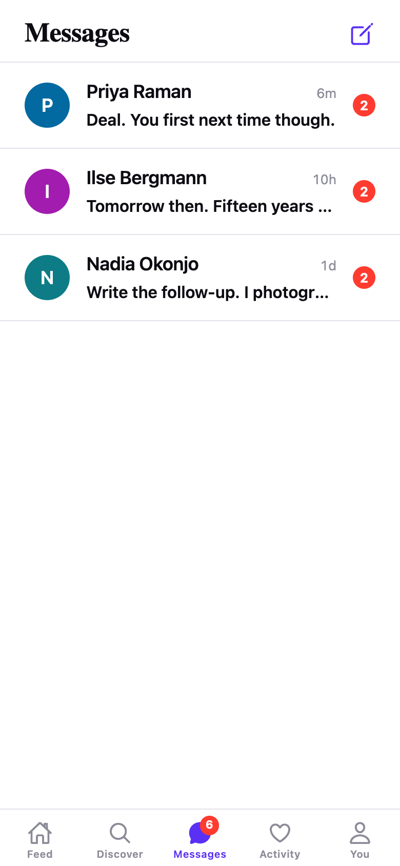 Messages
